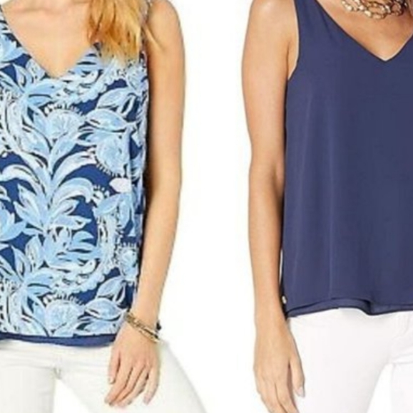 Lilly Pulitzer Florin Tank xs nwt - Picture 3 of 5